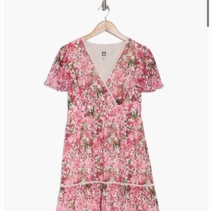 Floral Flutter Sleeve Tiered Maxi Dress